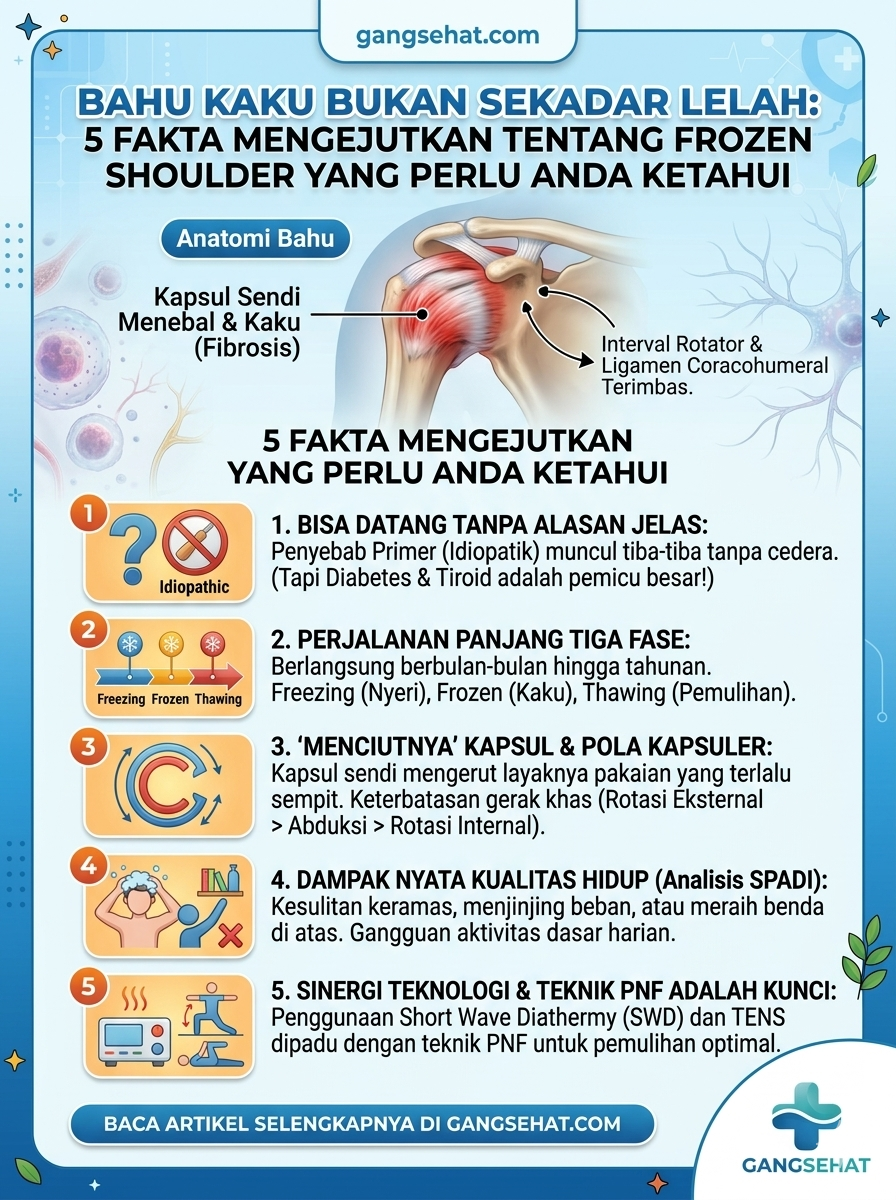 Bahu Kaku Bukan Sekadar Lelah: 5 Fakta Mengejutkan tentang Frozen Shoulder yang Perlu Anda Ketahui