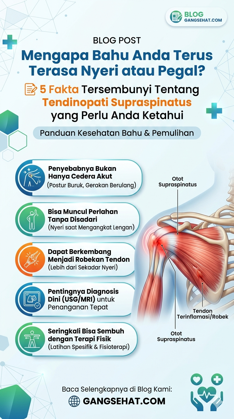 Mengapa Bahu Anda Terus Terasa Nyeri atau Pegal? 5 Fakta Tersembunyi Tentang Tendinopati Supraspinatus yang Perlu Anda Ketahui